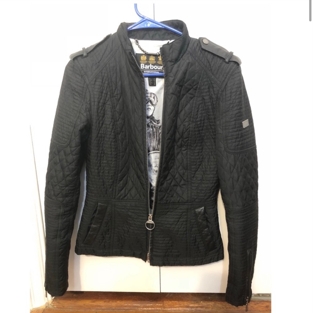 Barbour INTL women’s black collection jacket